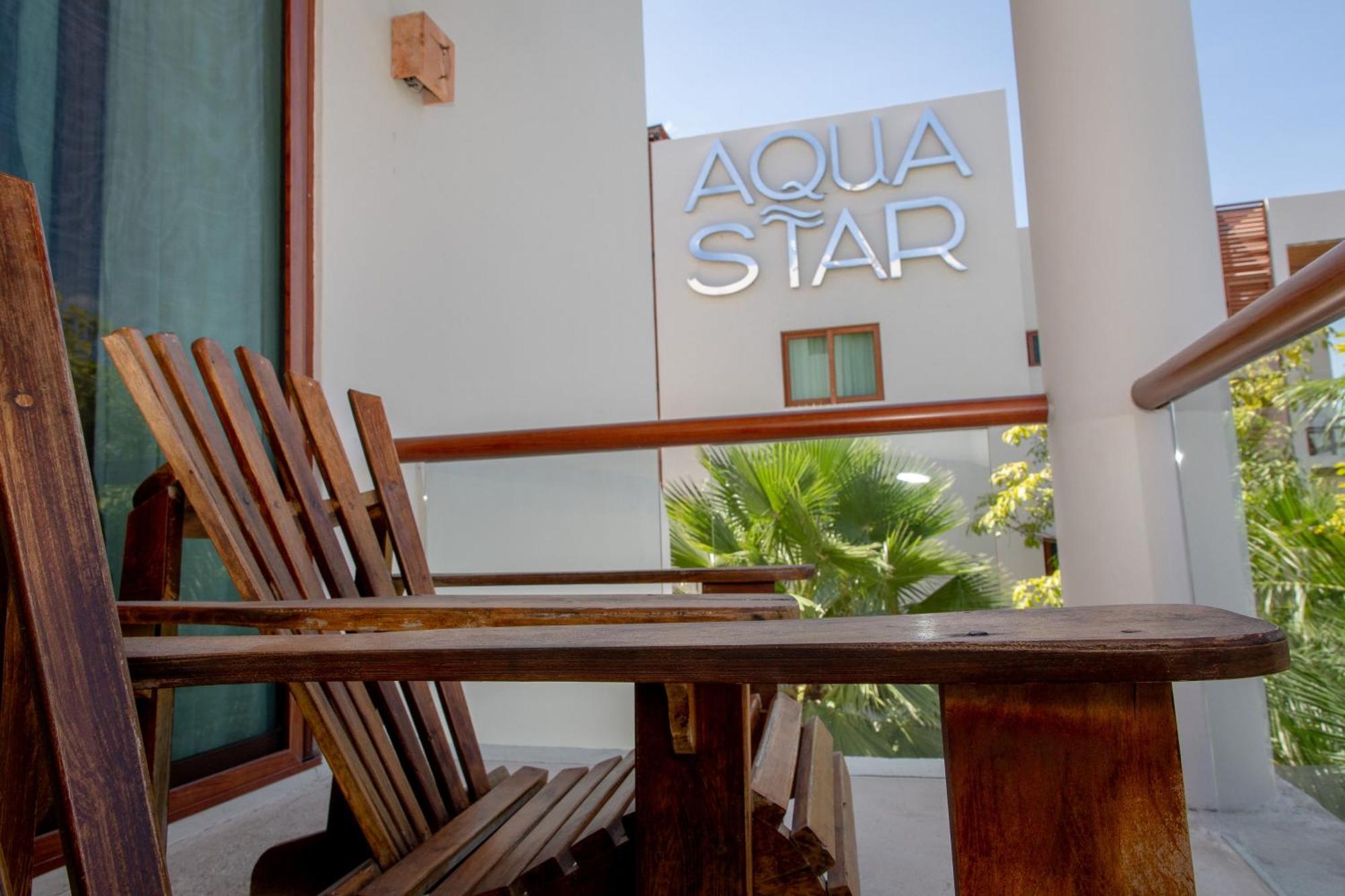 Aquastar Hotel & Apartments Mahahual Esterno foto