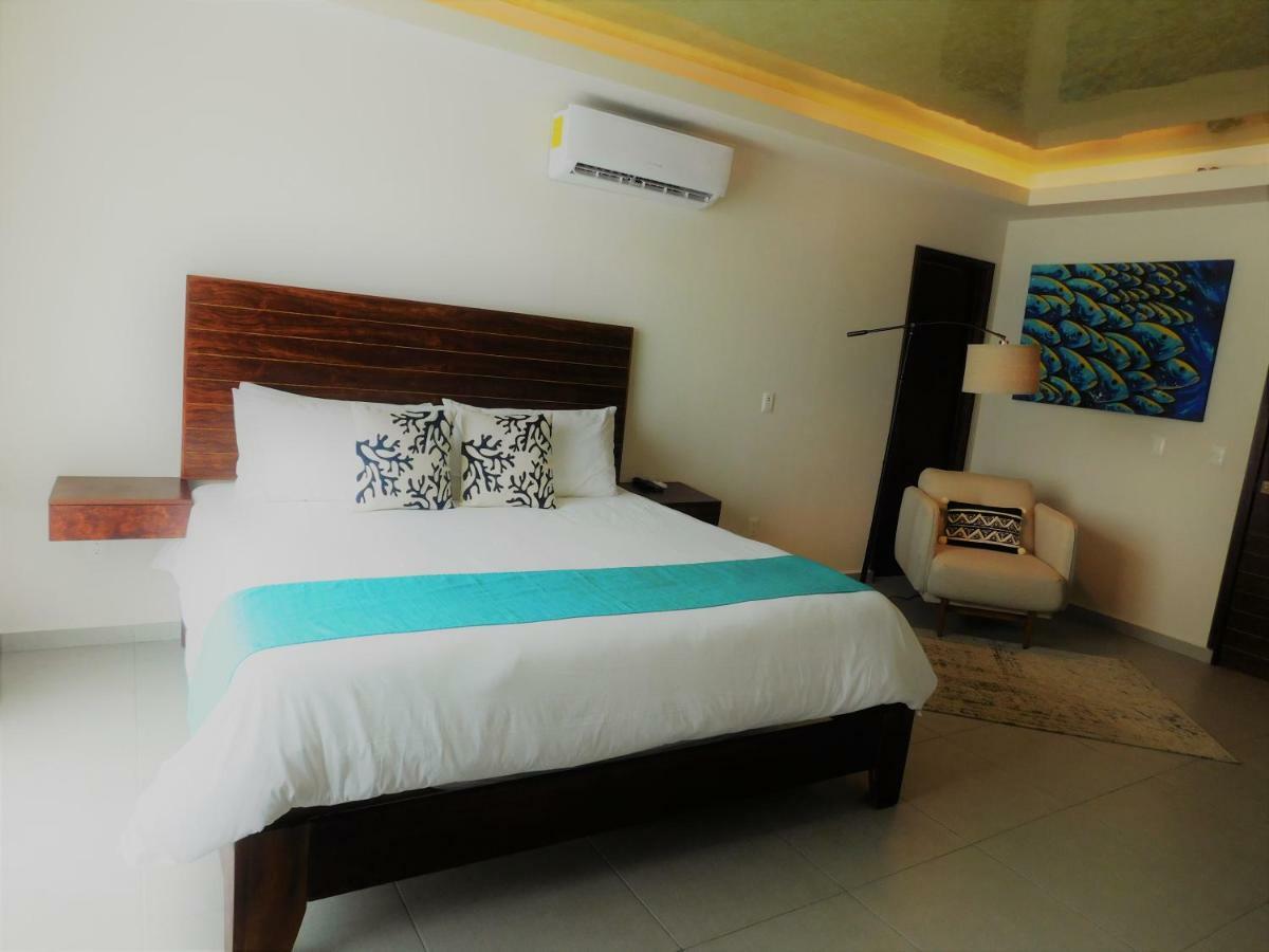 Aquastar Hotel & Apartments Mahahual Esterno foto